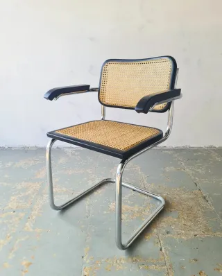Cesca by Marcel Breuer. Vintage, 80s.