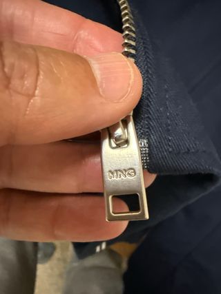 Cazadora bomber azul Mango