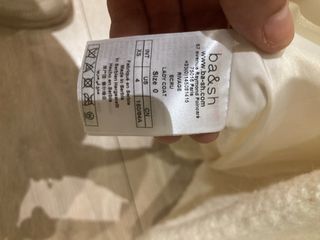 Abrigo ba&sh ECRU Talla 0 XS