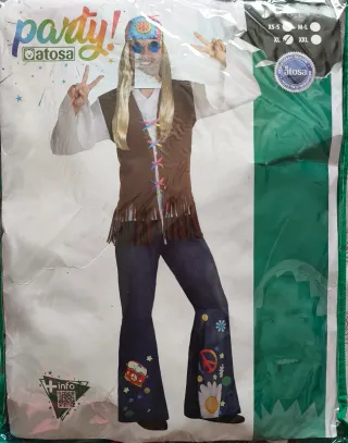 Disfraz Hippie Hombre Talla XL Atosa
