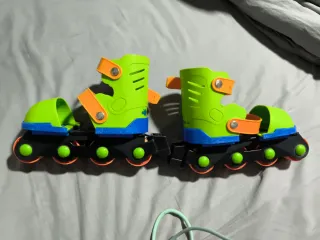 Patines Imaginarium Verdes y Naranjas