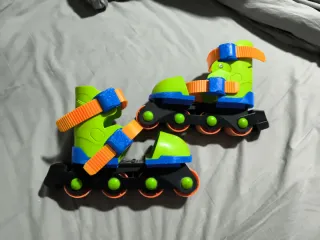 Patines Imaginarium Verdes y Naranjas