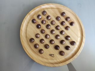 Solitario Cayro Madera Antiguo