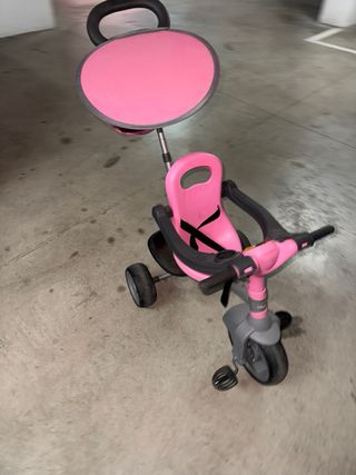 Triciclo infantil rosa FEBER