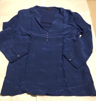 Camisa azul Massimo Dutti