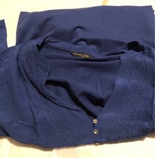 Camisa azul Massimo Dutti