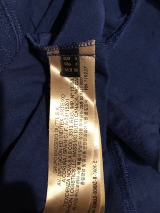 Camisa azul Massimo Dutti