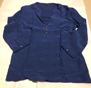 Camisa azul Massimo Dutti
