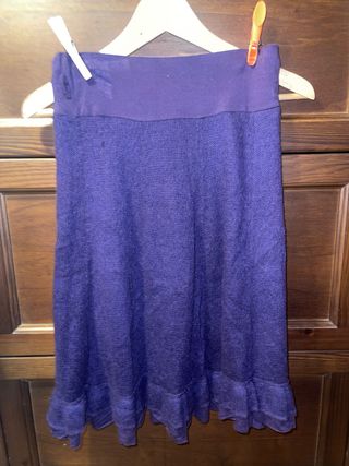 Gonna viola Made in Italy taglia unica