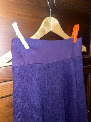 Gonna viola Made in Italy taglia unica