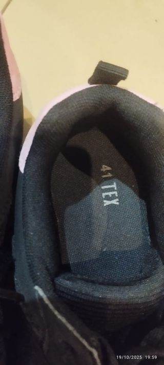 Deportivos Tex Mujer Talla 41 Negro/Rosa
