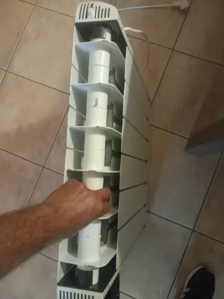 Radiador eléctrico blanco