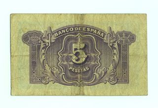 Billete 5 Pesetas Banco de España 1935