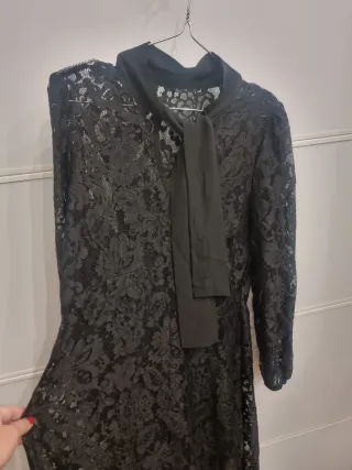 Vestito vintage pizzo nero