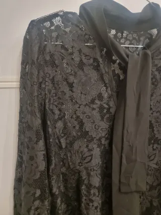 Vestito vintage pizzo nero