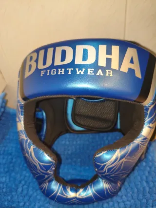 Casco boxeo BUDDHA Galaxy azul NUEVO talla M