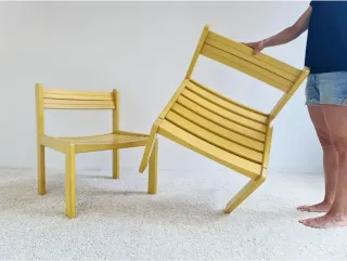 Butaca baja XXL. Francia, 70s.