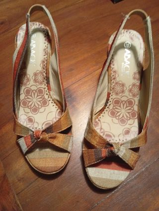 Sandalias cuña ABACCE mujer talla 39