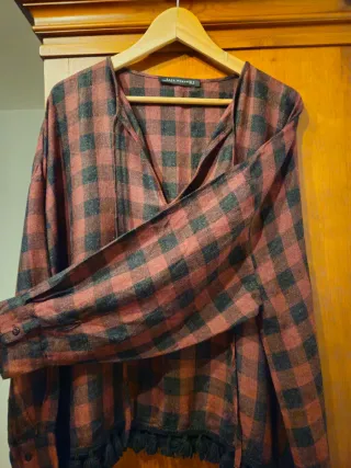 Blusa Zara cuadros 