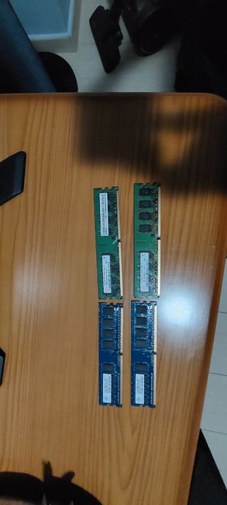 Lote 4 Memorias RAM DDR3
