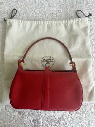 Bolso HERMES Vintage Rojo Original