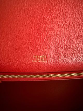 Bolso HERMES Vintage Rojo Original