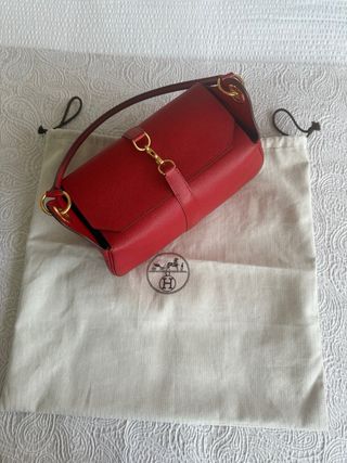 Bolso HERMES Vintage Rojo Original
