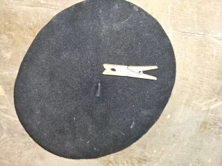 Boina Diplomate Negra Antigua