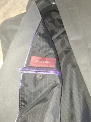 Chaqueta hombre gris con coderas