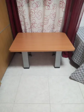 Mesa baja madera y metal