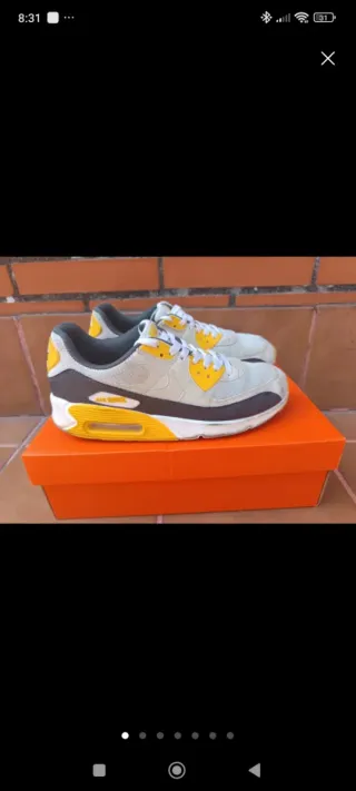 Nike Air Max 90 Beige y Amarillo