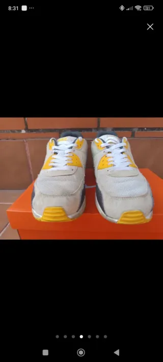 Nike Air Max 90 Beige y Amarillo