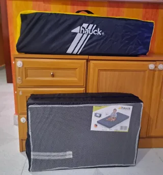 Cuna de viaje Hauck Dream N Play Amarillo poco uso