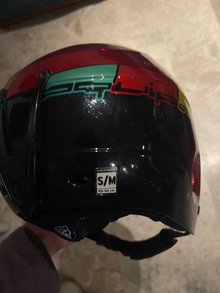 Casco de esquí Salomon rojo
