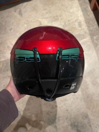 Casco de esquí Salomon rojo