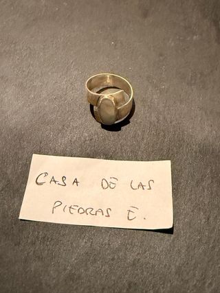 Anillo Plata Piedra Kalusmita