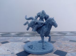 Guerreros humanos a caballo miniaturas en resina