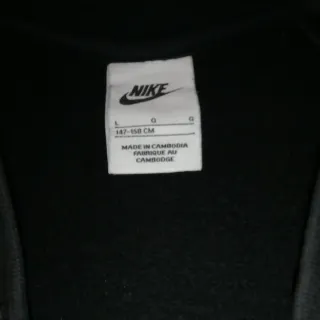 Sudadera Nike Negra Niño L