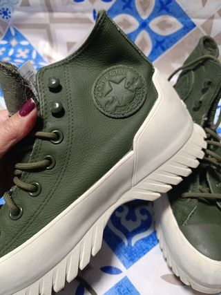 Converse All Star Piel Plataforma 38 lugged winter