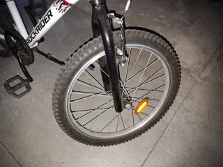 Bicicleta Rockrider ST 100 color blanco