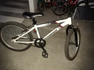 Bicicleta Rockrider ST 100 color blanco