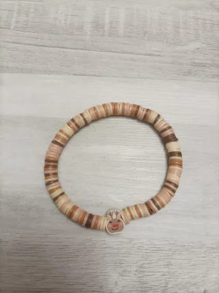 Braccialetti con perline natalizie