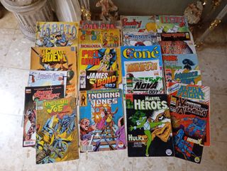 Comics, más de 100 variados, 60 € SE HACEN ENVÍOS