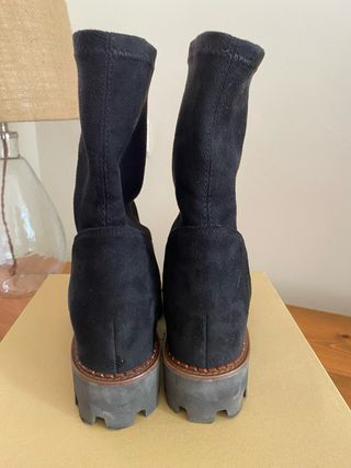 Botines Belle Vie Talla 36 Negro 
