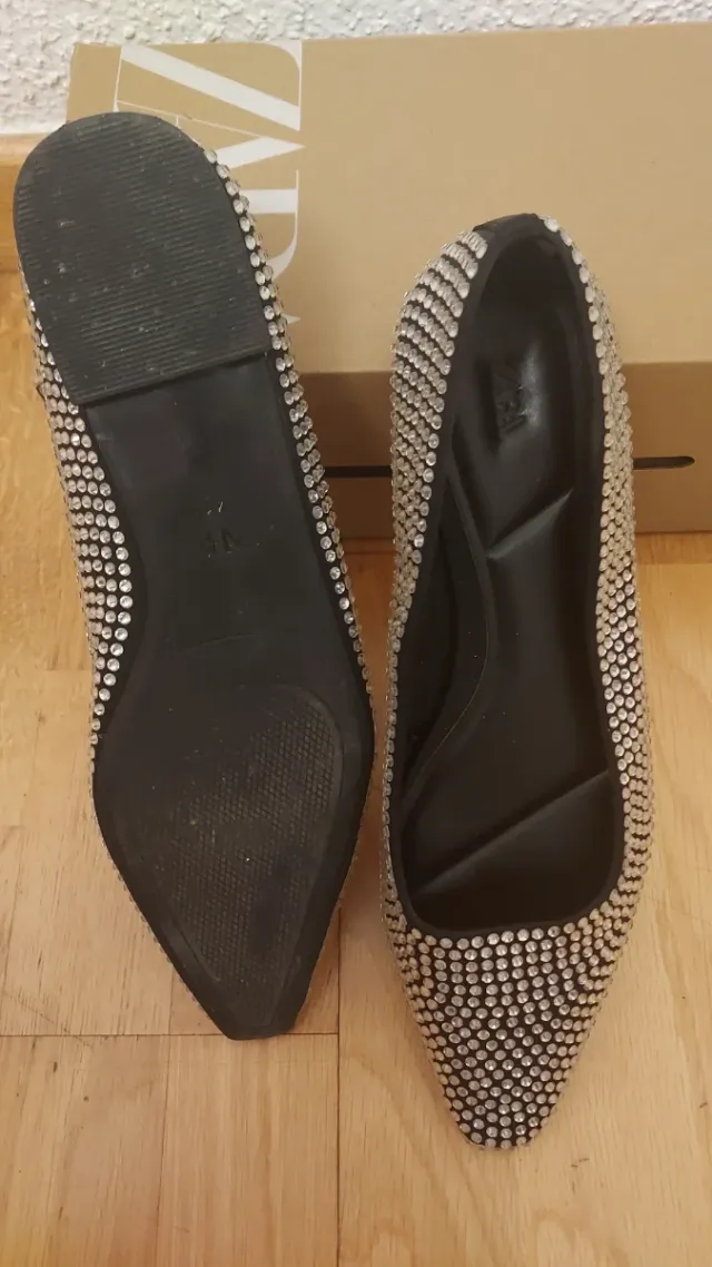 Zapatos Zara T41 Brillantes