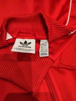 Chaqueta Adidas Roja Talla 170 niño