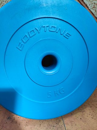 Discos de peso Bodytone 5kg (2 unidades)
