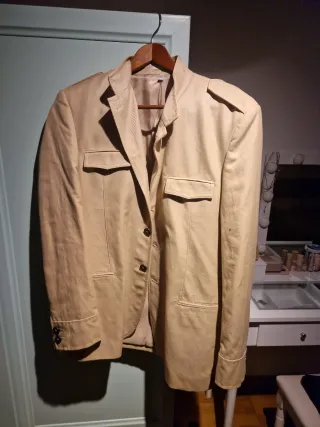 Chaqueta Zara Beige Talla M