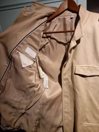 Chaqueta Zara Beige Talla M