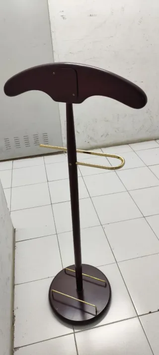 Galán de noche Herdasa, madera con reloj